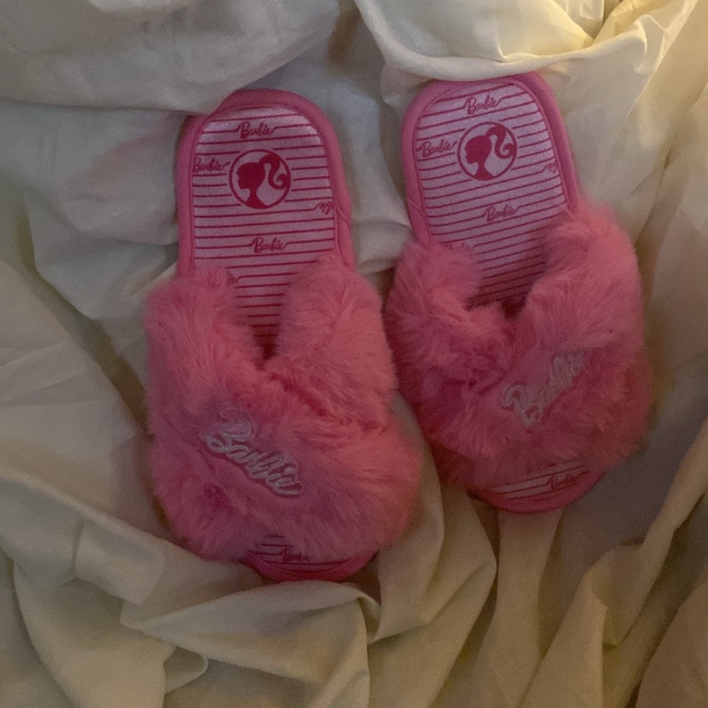 Girls Barbie slippers - Picture 3 of 3